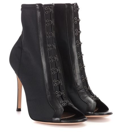 Valentino Open-toe Ankle Boots