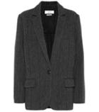 Stuart Weitzman Charly Herringbone Wool Jacket