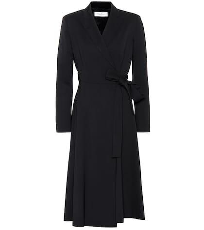 Max Mara Fantino Wool Wrap Dress