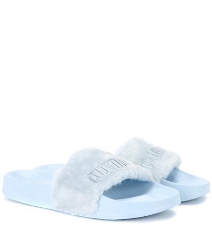 Fenty By Rihanna Faux Fur Slides