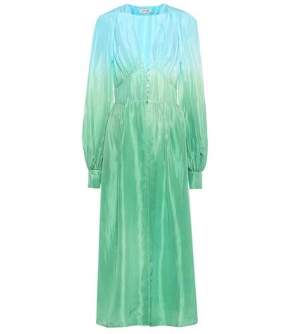Attico Silk Shirt Dress