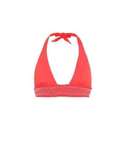 Heidi Klein Sophia Smocked Bikini Top