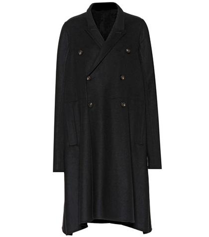 Rick Owens Wool-blend Coat