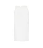 Roland Mouret Arreton Cotton-blend Pencil Skirt