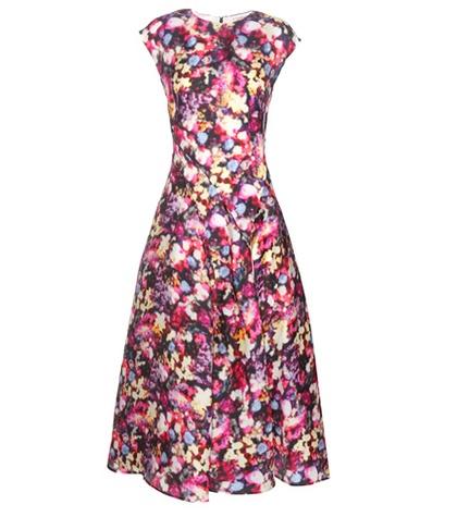 Nina Ricci Printed Silk Dress