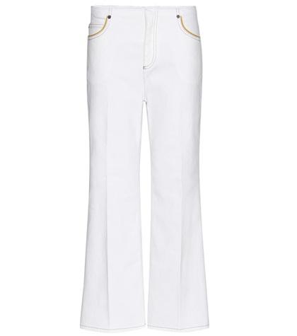 Sonia Rykiel Cropped Wide-leg Jeans