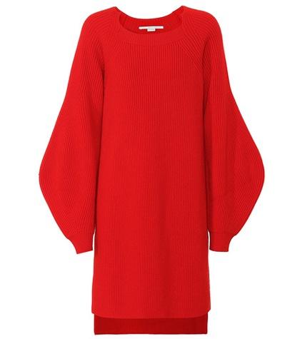 Stella Mccartney Ribbed Wool Tunic Sweater