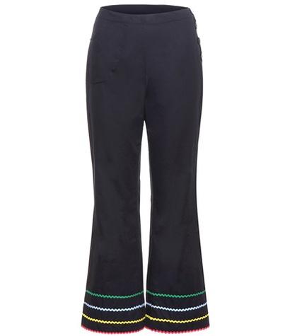 Three Graces London Cropped Cotton Trousers