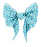 Off-white Floral-printed Silk Hair Clip