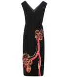 Prada Velvet Dress With Appliqué