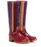 Dolce & Gabbana Fabric And Leather Boots