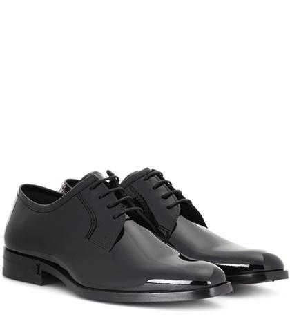Saint Laurent Patent Leather Derby Shoes