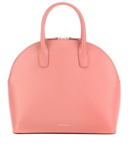 Mansur Gavriel Rounded Leather Top-handle Bag