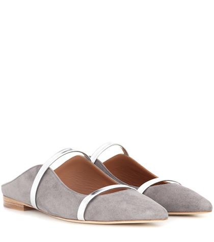 Malone Souliers Maureen Suede Slippers