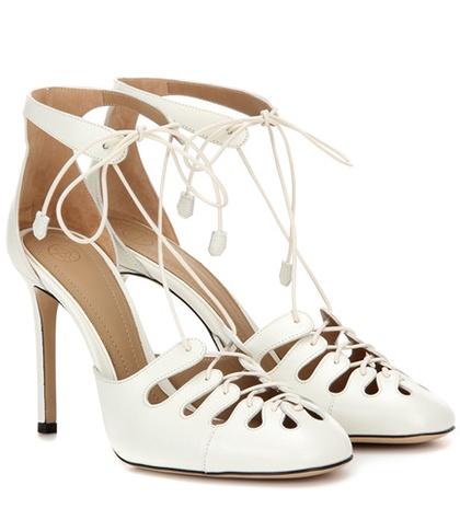 The Row Diamond Leather Sandals