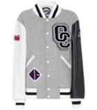 Opening Ceremony Classic Varsity Jacket In Wool Blend And Leather