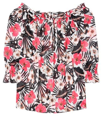 Rick Owens Printed Cotton Top