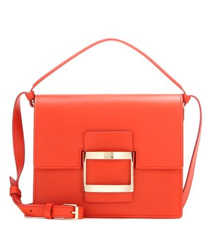 Roger Vivier Viv' Icon Mini Leather Shoulder Bag