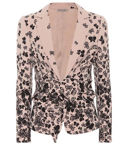 Bottega Veneta Butterfly-printed Crêpe Jacket