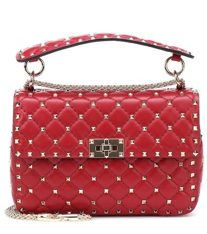 Lemlem Valentino Garavani Rockstud Spike Medium Leather Shoulder Bag