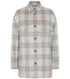 Vince Plaid Wool-blend Shirt Jacket