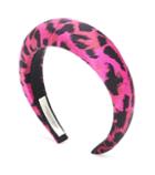 Jennifer Behr Thada Leopard-print Silk Headband