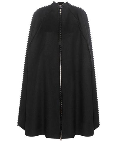 Salvatore Ferragamo Virgin Wool And Cashmere Poncho