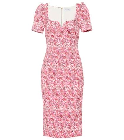 Balmain Kids Estelle Floral Brocade Dress
