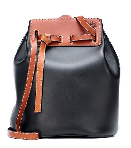 Loewe Lazo Leather Bucket Bag