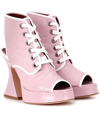 Burberry Erin 110 Patent Leather Sandals