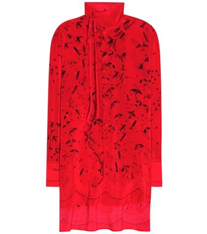 Valentino Silk Crêpe-de-chine Blouse