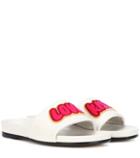 Balenciaga Love And Kisses Leather Slides