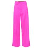 Tory Burch Wool And Mohair-blend Trousers