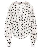 Johanna Ortiz Exclusive To Mytheresa.com – Samoa Polka-dot Cotton Top