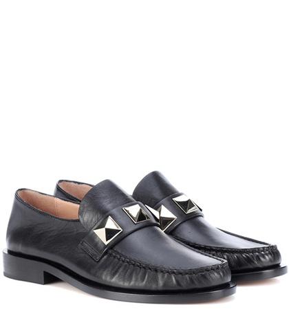 Nicholas Kirkwood Valentino Garavani Lock Leather Loafers