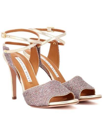 Veronica Beard Glitter Sandals