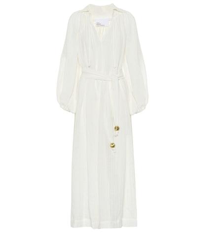 Lisa Marie Fernandez Poet Linen-blend Maxi Dress