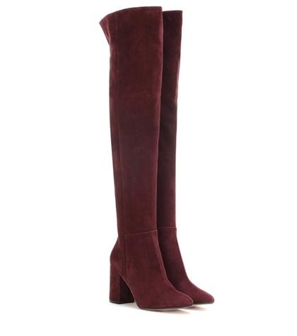 Gianvito Rossi Rolling 85 Suede Over-the-knee Boots