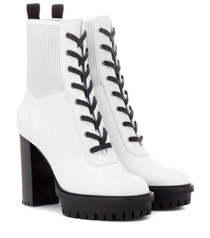 Gianvito Rossi Martis 70 Leather Ankle Boots