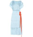 Diane Von Furstenberg Sasha Pleated Wrap Dress