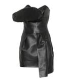 Alexandre Vauthier Leather Minidress