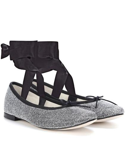 Repetto Anna Metallic Ballerinas