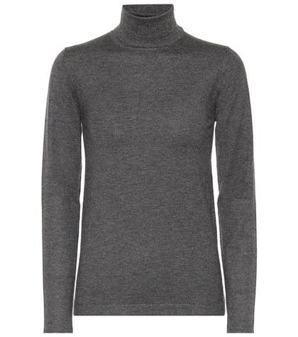 Brunello Cucinelli Cashmere-blend Turtleneck Sweater