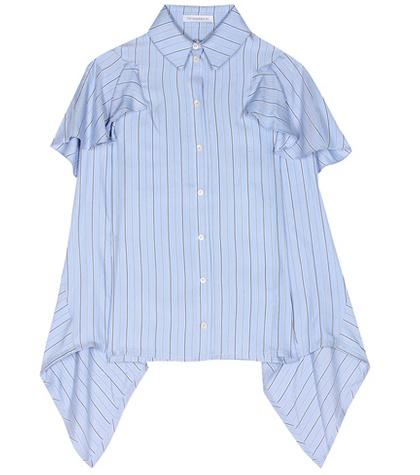 Jw Anderson Striped Silk Shirt