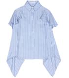 Jw Anderson Striped Silk Shirt