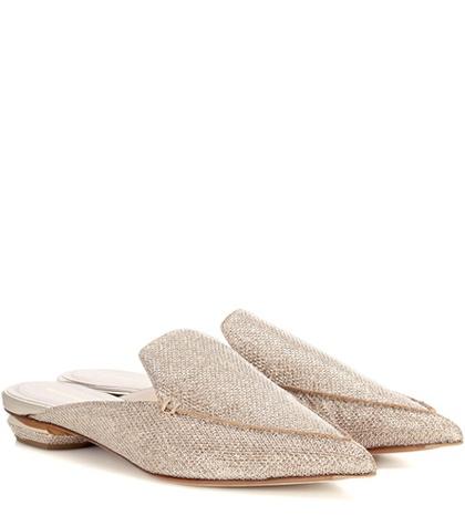 Redvalentino Exclusive To Mytheresa.com – Beya Metallic Mules