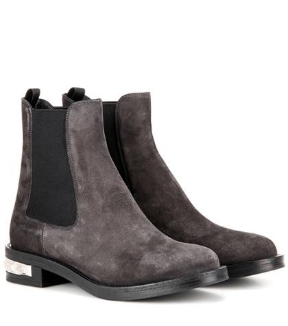 Polo Ralph Lauren Embellished Suede Chelsea Boots