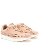 Marni Mayfly Woven Faux-suede Sneakers