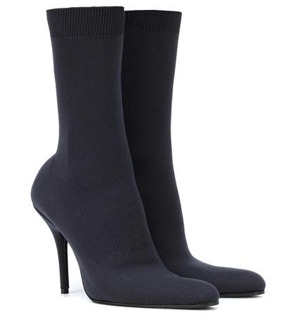 Balenciaga Stretch-jersey Ankle Boots