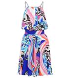 Emilio Pucci Beach Printed Crêpe Minidress